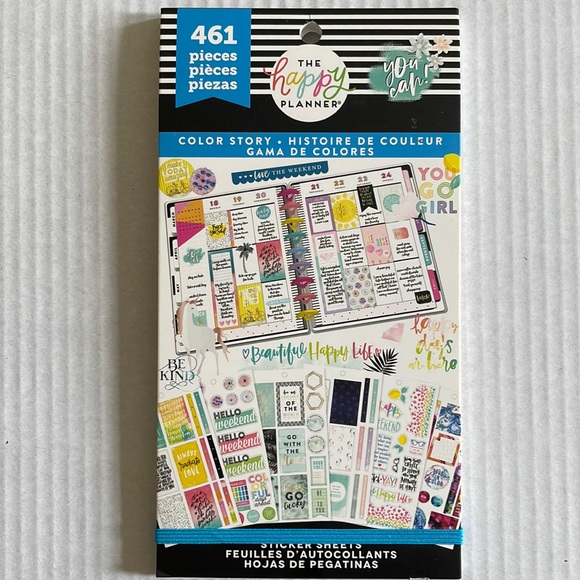 Other - The Happy Planner Color Story Sticker Book